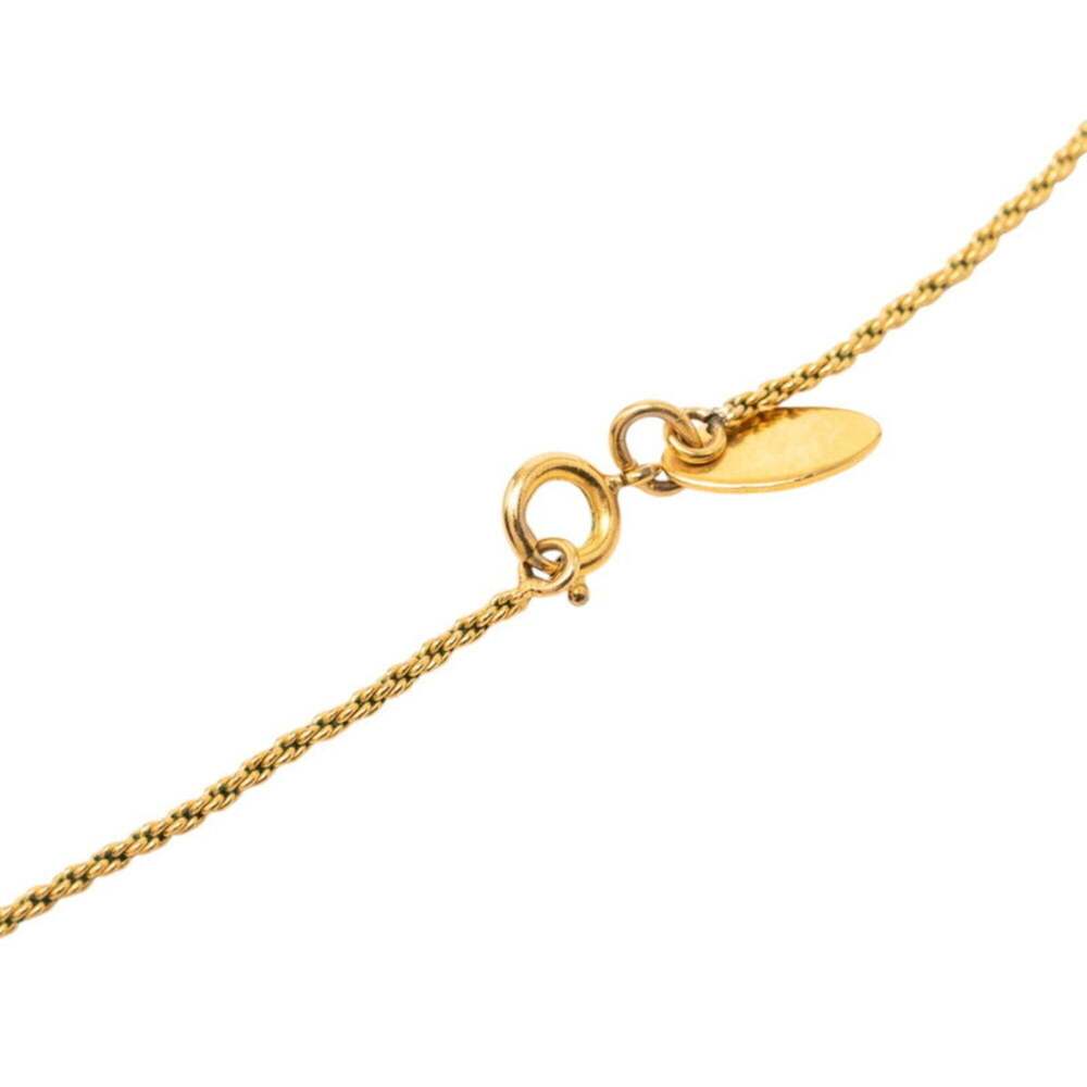 CHANEL Gold Logo Necklace - Picture 5 of 7
